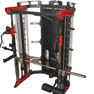 Adjustable Safety Spotter Arms Commercial Smith Machine Gantry Heavy <b>Bench</b> Press Squats Bearing Guides Plate <b>Storage</b> Q235 Load - Product Image 1