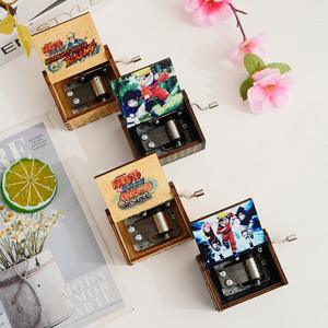 กล่องดนตรีไม้เพ้นท์ลายการ์ตูนอนิเมะ25สไตล์, กล่องดนตรีไม้ akatsuki Konoha <span class=keywords><strong>Kakashi</strong></span> Hokage แขวนผนังตกแต่งแบบ annatto - Product Image 3