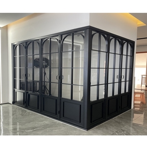 Cao cấp Pháp accordion nhôm bi-gấp cửa sổ và cửa cho văn phòng xây dựng phòng tập thể dục Mall & nhập cảnh cho sử dụng thương mại - Product Image 4