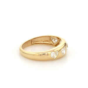 Anillos de Diamantes de 0.67ct con Certificación de Quilates, Chapados en Rodio, Diseño Minimalista de Alta Gama, 14k, Lujosos, con Forma de Corazón - Product Image 3