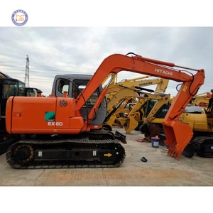 Used HITACHI EX60 6 Ton Used Excavator in Excellent Condition <b>Cheap</b> Used EX100 EX120 EX200 with Low Work Hours for Sale - Product Image 1