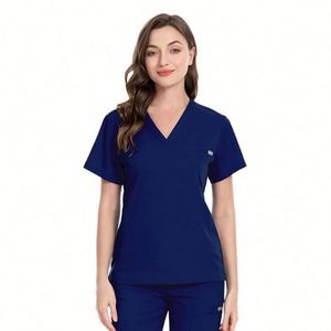 Ensemble d'uniformes médicaux sur mesure grande taille pour soins de la peau, anti-rides, extensibles, pour hôpital, unisexe, OEM ODM - Product Image 4