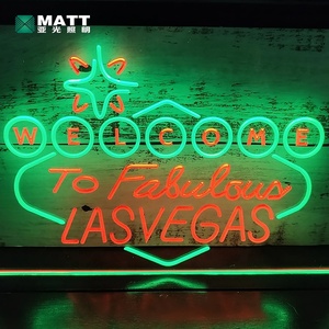 Dropshipping không có moq tùy chỉnh chào đón để Las Vegas Neon dấu hiệu cổ điển <span class=keywords><strong>LED</strong></span> Acrylic neon ánh sáng cho phòng ngủ thanh tường nghệ thuật trang trí nội thất - Product Image 5