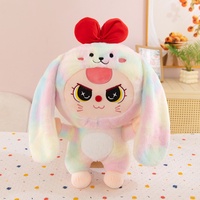 Grand jouet en peluche brodé, nouveau modèle, oreiller en forme d'ours à trois bébés, super doux, en coton PP, couverture en maille, cadeau d'anniversaire