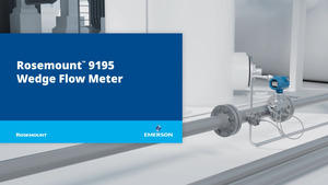 <span class=keywords><strong>Flow</strong></span> Meter Wedge Rosemounts 9195 Efisiensi Tinggi - Dipasangkan dengan Transmitter Coplanar 2051 untuk Pengukuran Cairan Kental - Product Image 6