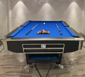 Mesa de Billar Americana de Madera Maciza con Piedra Azul y Sistema de Retorno de Bolas, Fabricada en China, 7ft/8ft/9ft S-204 - Product Image 5