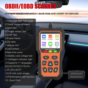 Escáner OBD2, Lector de Códigos, Analizador de Motor, Herramienta de Diagnóstico de Luz de Check Engine, Eliminación de Códigos DTC, Monitor de Preparación I/M, Prueba de Emisiones - Product Image 3