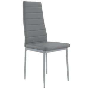 Free Sample Modern Metal Legs High Back Restaurant <b>Dinning</b> <b>Chairs</b> PU Leather Dining Room <b>Chair</b> - Product Image 3