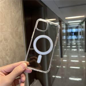 Trong suốt không dây sạc trường hợp đối với nhiều mô hình Magnetic rõ ràng điện thoại trường hợp đối với iPhone 17 không khí 15 14 Pro Max 12 13 14 16 - Product Image 5