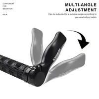 RIDERACE Guidon auxiliaire de vélo, barre de repose pour VTT, guidon en forme de corne de taureau, accessoires de vélo