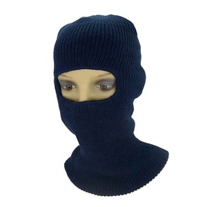 Masque de <span class=keywords><strong>ski</strong></span> en tricot acrylique RTS, faible MOQ, balaclava, bonnet à un trou pour hommes et femmes, vente en gros, casquette de haute qualité, usine bon marché - Product Image 2