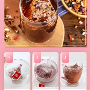 Thé de beauté éclaircissant la peau personnalisé Chinaherbs pour femmes - Vegan, sans OGM, sans gluten, 10 sachets de thé par paquet - Product Image 4