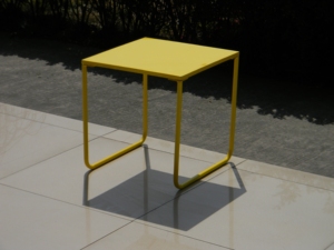 <span class=keywords><strong>Tavolino</strong></span> da tè colorato per il tempo libero <span class=keywords><strong>40x40</strong></span> in metallo - Product Image 3