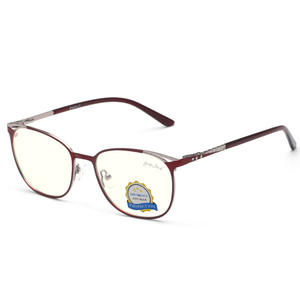 Gafas de vista ovaladas de montura completa Grey Jack para mujer, modelo 9010 con bloqueo de luz azul, talla adulta XS9010 - Product Image 5