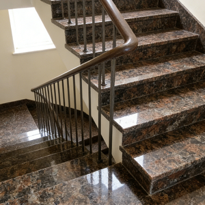 Premium Modern Polished Natural Stone Tan Brown <b>Granite</b> <b>Slab</b> Cut-To-Size Durable for Kitchen Bathroom Outdoor - Product Image 3