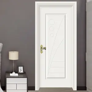 Customization Waterproof arched wood door inter wood doors Solid Wood Modern Interior Room Door