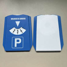 แผ่นจอดรถพลาสติกสีฟ้ารักษ์โลก พร้อมที่ขูดน้ำแข็ง ที่ตักหิมะ นาฬิกาจับเวลาอเนกประสงค์ - Product Image 4