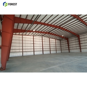 Hangar préfabriqué en acier pour avions avec structure à ossature longue portée résistante aux vents élevés pour atelier et usage commercial - Product Image 5