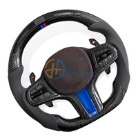 Volant LED en fibre de carbone personnalisé pour BMW G20 G12 G01 G02 G05 G06 G07 G30 Volant LED
