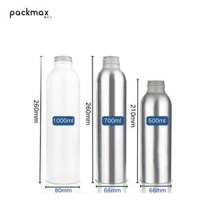 38-tooth aluminum bottle, 500ml 1000ml, mineral water bottle, beverage aluminum can, <b>metal</b> <b>packaging</b>, aluminum water bottle - Product Image 2