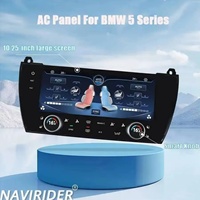 Panneau de climatisation HD AC 10,25 pouces pour BMW Série 5 2011-2017, écran tactile LCD grand format pour le contrôle du climat