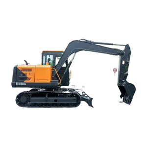 HX80G Petite excavatrice hydraulique compacte de 7.68 tonnes sur chenilles pour l'exploitation minière abordable à vendre - Product Image 1