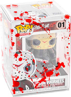 Boîte en plastique PET épaisse de 0,3 mm, rouge, effet éclaboussures de sang, pour figurines Funko Pop de 4 pouces, protection, présentation, stockage