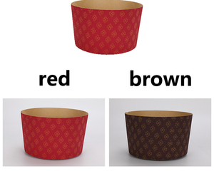 XR all'<span class=keywords><strong>ingrosso</strong></span> rotondo 6 pollici Panettone torta tazza Chiffon teglia stampo Paska stampo Panettone resistente al calore porta carta Heathy - Product Image 4