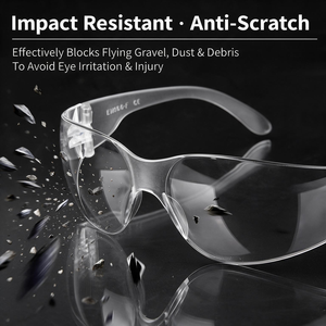 <span class=keywords><strong>Gafas</strong></span> de seguridad con lentes transparentes, sin marco, de una pieza, antivaho, resistentes a impactos, a prueba de polvo, <span class=keywords><strong>gafas</strong></span> protectoras para trabajo industrial, <span class=keywords><strong>gafas</strong></span> de sol - Product Image 2