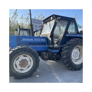 Fiat traktor bekas 110-90 140-90 180-90 mesin pertanian 6 silinder 4WD dibuat di Italia