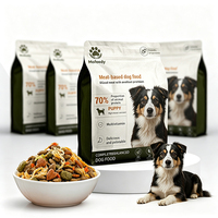 Nourriture pour animaux de compagnie, poitrine de poulet, viande de poulet en flocons, nourriture pour chiens, vente en gros, en vrac, nourriture sèche pour chiens riche en protéines