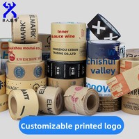 Ruban adhésif en papier kraft pour scellage de cartons, inscriptible, écologique, biodégradable, inviolable, pour emballage et colis