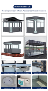 Boîte <span class=keywords><strong>de</strong></span> garde à toit plat pour maison <span class=keywords><strong>de</strong></span> garde <span class=keywords><strong>de</strong></span> sécurité publique isolée maison mobile cabine portable cabine <span class=keywords><strong>de</strong></span> sécurité cabine <span class=keywords><strong>de</strong></span> garde <span class=keywords><strong>de</strong></span> sécurité - Product Image 3