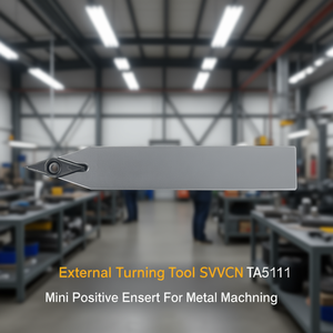 Herramienta de Torneado Externo SVVCN TA5111 Mini con Inserto Positivo para Mecanizado de Metales - Product Image 3