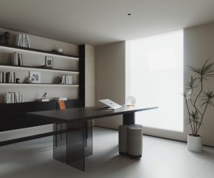 Librero Moderno de Madera Negra JINGSHUN para Apartamento, Oficina en Casa, Sala de Estar, Escuela, <span class=keywords><strong>con</strong></span> Estantes Flotantes, Mueble Ahorrador de Espacio - Product Image 3