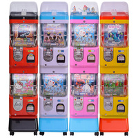 Machine distributrice de capsules de jouets Tomy Gachapon blanche et rouge 45-70 mm TR554