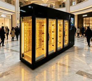 Distributore Automatico Smart per Fiori, Stoccaggio Compartimentato per Mantenere la Freschezza, Attrezzatura Commerciale Self-Service per la Vendita di Bouquet - Product Image 3