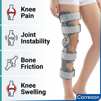 Attelle de soutien pour genou et jambe de qualité médicale, pour récupération post-opératoire et rééducation des blessures, légère et durable, faible risque, vente en ligne, marque privée