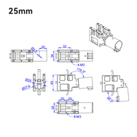 RJX 5 °   Connecteur de charnière de bras pliable pour composants de drone UAV 16mm 20mm 25mm 28mm 30mm 35mm pour multirotor quadricoptère