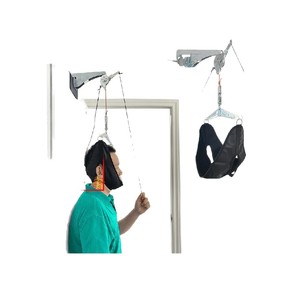 Dispositivo de Tracción Cervical para Colgar en la Puerta, Soporte Manual para el Cuello, Equipo de Estiramiento Portátil para Uso Doméstico - Product Image 1