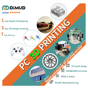 Industrial LED Housing PC printed parts Heat Resistant Automotive Light Cover FDM 3D printing service - Product Image 1