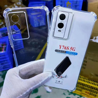 Étuis de téléphone portable en TPU transparents pour Tecno Spark GO 2024 Spark 20 PRO PLUS Camon 30 avec conception anti-chute à quatre coins