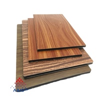 Panel compuesto de aluminio de Color madera de 1220*2440mm ACP para diseño de Casa salida de fábrica de decoración de pared fantástica