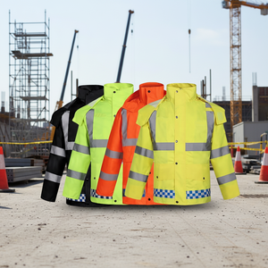 Ropa de Seguridad Reflectante Impermeable y Cortavientos para Adultos, de Tela Oxford, para Tráfico, Senderismo y Ciclismo, Venta al Por Mayor - Product Image 2