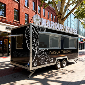 Camions de restauration rapide de 16 pieds à vendre, chariot mobile de rue avec cuisine complète, remorque alimentaire conforme aux normes américaines - Product Image 4