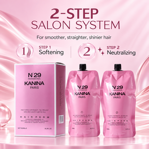 Wholesale <b>Hair</b> <b>Straightening</b> <b>Cream</b> 2 Step Neutralizing System Hyaluronic Acid Smooth Shine Anti Frizz Custom Formula - Product Image 1