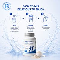 Fournisseur ODM de protéines de lactosérum pour un style de vie actif, formule riche en protéines, facile à mélanger, complément nutritionnel sportif, poudre de protéines