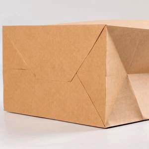 SenAng07 the New Listing Food Grade Flat Kraft Cookie White Handle Gift <b>Wedding</b> Paper <b>Cake</b> <b>Box</b> Bag for Homemade Bread - Product Image 2