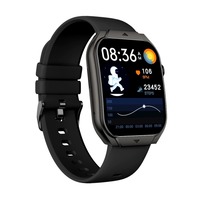 Nouvelle Montre Connectée 2026 AM17 Écran AMOLED HD 1,96 pouces Appel Téléphonique Montre Sport Carrée Suivi d'Activité pour Android iOS