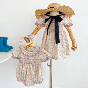 Vestidos de Verano para Bebés Niñas, Manga Corta, Estampado Floral, Ropa de <span class=keywords><strong>Moda</strong></span> para Bebés - Product Image 2